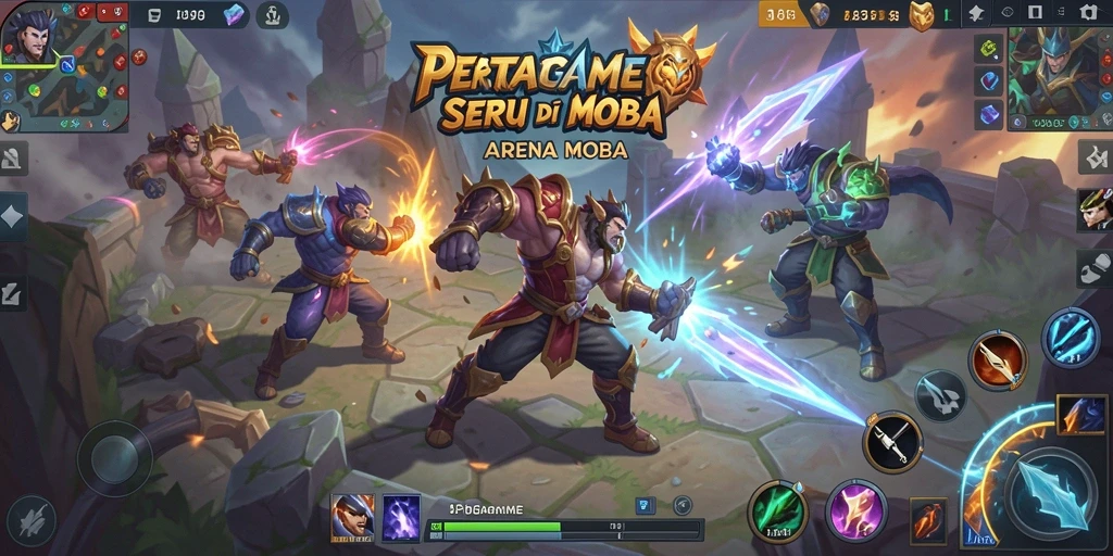Gameplay seru di <strong>IDAGAME</strong> dengan pertarungan taktis antar pemain.