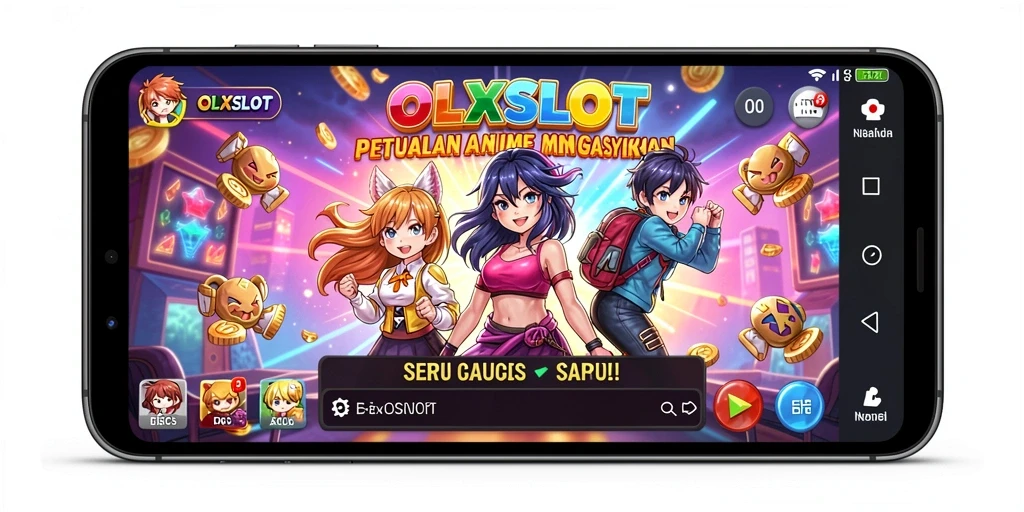 Tangkapan layar dari gameplay OLXSLOT menampilkan karakter Anime yang menarik.