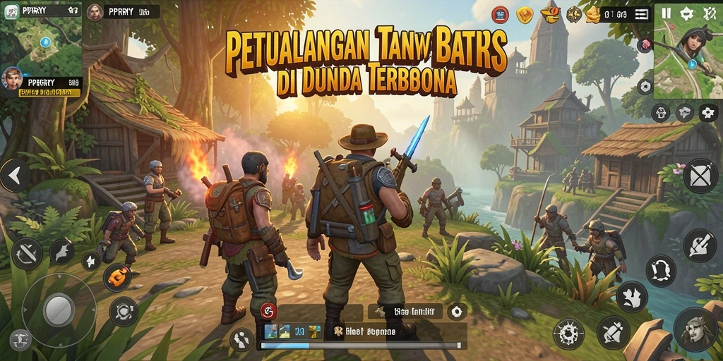 Screenshot gameplay <strong>PPRRYY</strong> yang menampilkan petualangan di dunia terbuka.
