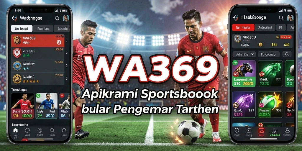 Tampilan menarik dari aplikasi Sportsbook WA369 dalam aksi taruhan.